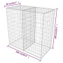 Cesta de muro de gaviones acero galvanizado 100x50x100 cm de vidaXL, Paneles de vallas - Ref: Foro24-142550, Precio: 61,31 €,...