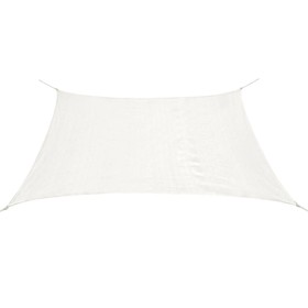 Toldo de vela cuadrado HDPE 2x2 m blanco de vidaXL, Sombrillas - Ref: Foro24-43014, Precio: 26,52 €, Descuento: %