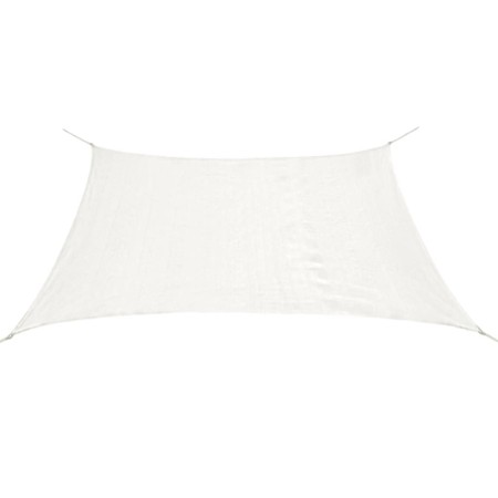 Toldo de vela cuadrado HDPE 2x2 m blanco de vidaXL, Sombrillas - Ref: Foro24-43014, Precio: 26,52 €, Descuento: %