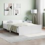 Estructura de cama con cabecero piecero blanco 120x190 cm de , Camas y somieres - Ref: Foro24-3203775, Precio: 115,82 €, Desc...