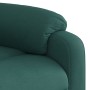Sillón reclinable elevable tela verde oscuro en Sillones | Comprar online en Foru.es