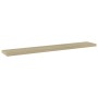 Estante estantería 4 uds contrachapada roble Sonoma 60x10x1,5cm de , Estanterías - Ref: Foro24-805208, Precio: 16,24 €, Descu...
