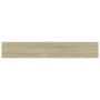 Estante estantería 4 uds contrachapada roble Sonoma 60x10x1,5cm de , Estanterías - Ref: Foro24-805208, Precio: 16,24 €, Descu...