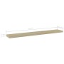 Estante estantería 4 uds contrachapada roble Sonoma 60x10x1,5cm de , Estanterías - Ref: Foro24-805208, Precio: 16,24 €, Descu...