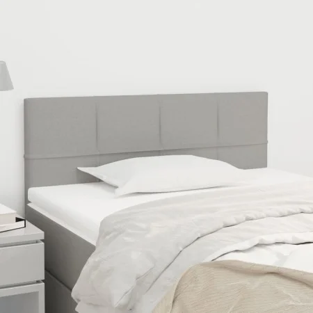Light gray fabric headboard 80x5x78/88 cm by , Headboards and footboards - Ref: Foro24-346004, Price: 36,84 €, Discount: %