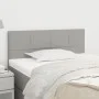 Light gray fabric headboard 80x5x78/88 cm by , Headboards and footboards - Ref: Foro24-346004, Price: 36,84 €, Discount: %