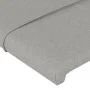 Light gray fabric headboard 80x5x78/88 cm by , Headboards and footboards - Ref: Foro24-346004, Price: 36,84 €, Discount: %