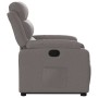 Sillón reclinable elevable tela gris taupe en Sillones | Comprar online en Foru.es