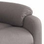 Sillón reclinable elevable tela gris taupe en Sillones | Comprar online en Foru.es