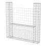 Cesta en forma de U muro de gaviones galvanizado 160x20x150 cm de vidaXL, Paneles de vallas - Ref: Foro24-142545, Precio: 82,...