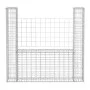 Cesta en forma de U muro de gaviones galvanizado 160x20x150 cm de vidaXL, Paneles de vallas - Ref: Foro24-142545, Precio: 82,...