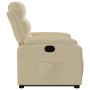 Sillón reclinable elevable de tela color crema en Sillones | Comprar online en Foru.es
