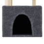 Rascador para gatos con postes de sisal gris oscuro 109,5 cm en Mobiliario para gatos | Comprar online en Foru.es