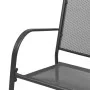 Banco de jardín de acero y malla gris antracita 108 cm de vidaXL, Bancos de jardín - Ref: Foro24-42732, Precio: 114,95 €, Des...