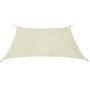 Toldo de vela cuadrado HDPE 2x2 m crema de vidaXL, Sombrillas - Ref: Foro24-43013, Precio: 26,91 €, Descuento: %