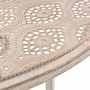 Mesa y sillas bistró de jardín 3 piezas acero blanco de vidaXL, Conjuntos de jardín - Ref: Foro24-43149, Precio: 234,43 €, De...