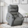 Silla de masaje reclinable de pie de tela gris oscuro en Sillones | Comprar online en Foru.es