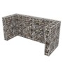 Gaviones para ocultar triple contenedor 250x100x120 cm de vidaXL, Soportes para contenedores de residuos - Ref: Foro24-142560...