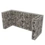 Gaviones para ocultar triple contenedor 250x100x120 cm de vidaXL, Soportes para contenedores de residuos - Ref: Foro24-142560...