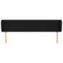 Cabecero de tela negro 183x23x78/88 cm de , Cabeceros y pies de cama - Ref: Foro24-3117300, Precio: 82,89 €, Descuento: %