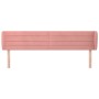 Cabecero de terciopelo rosa 183x23x78/88 cm de , Cabeceros y pies de cama - Ref: Foro24-3117349, Precio: 67,41 €, Descuento: %