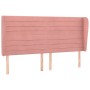Cabecero con orejas de terciopelo rosa 183x23x118/128 cm de , Cabeceros y pies de cama - Ref: Foro24-3118161, Precio: 125,20 ...