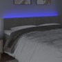 Cabecero con LED de terciopelo gris claro 180x5x78/88 cm de , Cabeceros y pies de cama - Ref: Foro24-3121812, Precio: 53,12 €...
