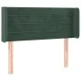 Dark green velvet headboard with LED 93x16x78/88 cm by , Headboards and footboards - Ref: Foro24-3123415, Price: 61,21 €, Dis...