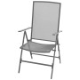 Sillas de jardín apilables 2 unidades acero gris de vidaXL, Sillas de jardín - Ref: Foro24-42716, Precio: 121,63 €, Descuento: %