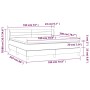 Cama box spring con colchón terciopelo azul oscuro 180x200 cm de , Camas y somieres - Ref: Foro24-3127569, Precio: 553,62 €, ...