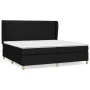 Box spring bed with black fabric mattress 200x200 cm by , Beds and slatted bases - Ref: Foro24-3128631, Price: 642,55 €, Disc...