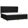 Box spring bed with black fabric mattress 200x200 cm by , Beds and slatted bases - Ref: Foro24-3128631, Price: 642,55 €, Disc...