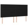 Box spring bed with black fabric mattress 200x200 cm by , Beds and slatted bases - Ref: Foro24-3128631, Price: 642,55 €, Disc...