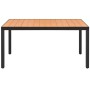 Mesa de jardín de aluminio y WPC marrón 150x90x74 cm de vidaXL, Mesas de jardín - Ref: Foro24-42794, Precio: 237,77 €, Descue...