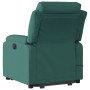 Silla de masaje reclinable de pie de tela verde oscura en Sillones | Comprar online en Foru.es