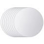 Azulejos de espejo redondos vidrio 8 unidades de vidaXL, Espejos - Ref: Foro24-244463, Precio: 17,90 €, Descuento: %