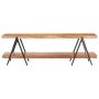 Mueble para TV de madera maciza de acacia 160x40x50 cm en Muebles TV | Comprar online en Foru.es