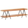 Mueble para TV de madera maciza de acacia 160x40x50 cm en Muebles TV | Comprar online en Foru.es