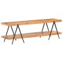 Mueble para TV de madera maciza de acacia 160x40x50 cm en Muebles TV | Comprar online en Foru.es