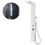 Matte White Aluminum Shower Panel System by vidaXL, Jet nozzles for bathtubs and showers - Ref: Foro24-142372, Price: 162,58 ...