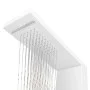 Matte White Aluminum Shower Panel System by vidaXL, Jet nozzles for bathtubs and showers - Ref: Foro24-142372, Price: 162,58 ...