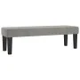 Box spring bed with light gray velvet mattress 180x200 cm by , Beds and slatted bases - Ref: Foro24-3137917, Price: 582,05 €,...