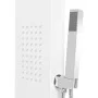 Duschpaneelsystem aus mattweißem Aluminium von vidaXL, Strahldüsen für Badewannen und Duschen - Ref: Foro24-142372, Preis: 16...
