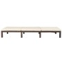 Tumbona con cojín de ratán sintético marrón de vidaXL, Tumbonas - Ref: Foro24-42845, Precio: 142,24 €, Descuento: %