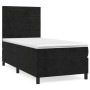 Cama box spring con colchón cuero sintético negro 90x190 cm de , Camas y somieres - Ref: Foro24-3143057, Precio: 307,74 €, De...