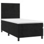 Cama box spring con colchón cuero sintético negro 90x190 cm de , Camas y somieres - Ref: Foro24-3143057, Precio: 307,74 €, De...