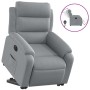 Sillón eléctrico reclinable elevable de tela gris claro en Sillones | Comprar online en Foru.es