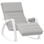 Silla mecedora de tela gris claro de , Mecedoras - Ref: Foro24-351075, Precio: 140,95 €, Descuento: %