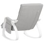 Silla mecedora de tela gris claro de , Mecedoras - Ref: Foro24-351075, Precio: 140,95 €, Descuento: %