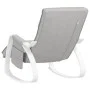 Silla mecedora de tela gris claro de , Mecedoras - Ref: Foro24-351075, Precio: 148,73 €, Descuento: %